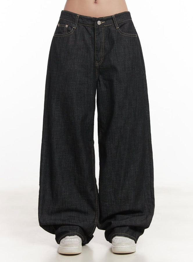 fenna-baggy-jeans-ca529 / Black