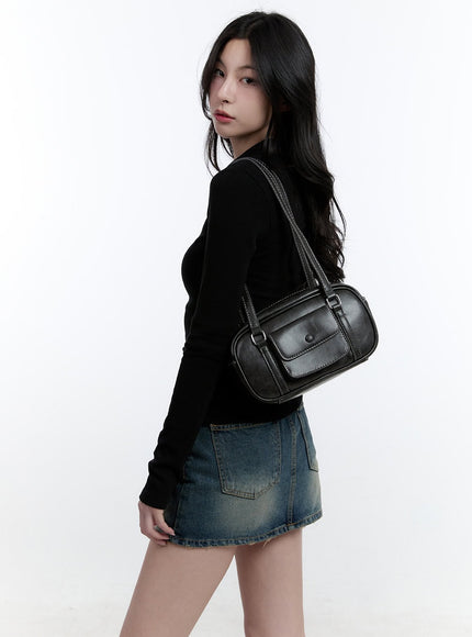 Pocketed Mini Shoulder Bag CJ521