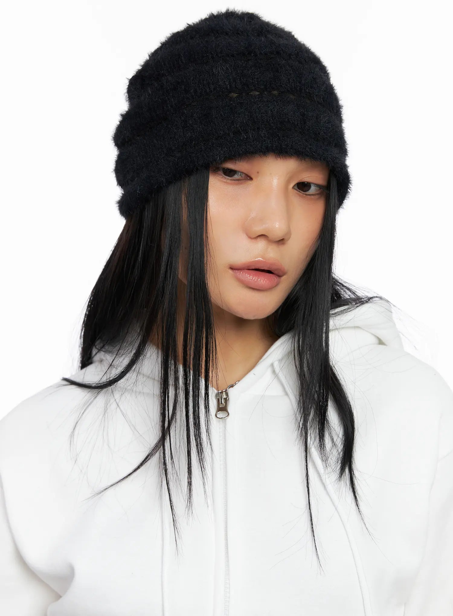 Casual Knit Beanie CO529 / black