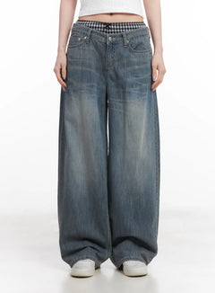 melani-low-waist-wide-leg-jeans-cu510 / Blue