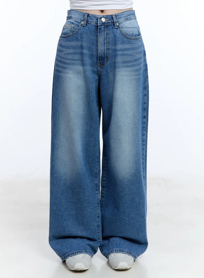 suga-washed-wide-leg-jeans-cu513 / Blue