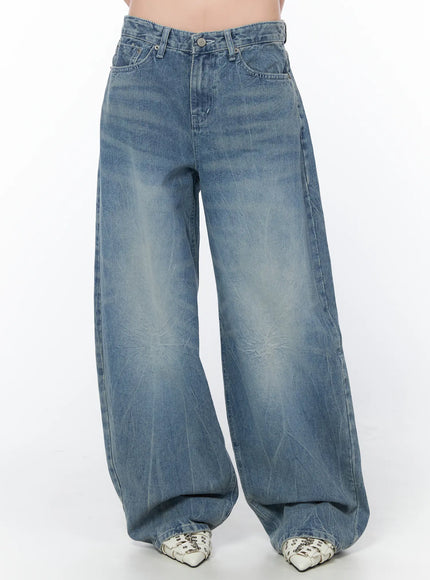 priscilla-low-rise-wide-leg-jeans-ca529 / Blue