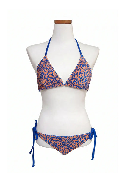 leopard-print-bikini-set-iy514 / Blue
