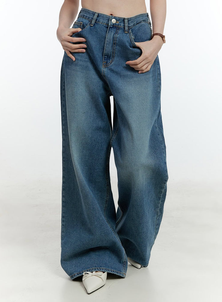 becky-wide-leg-jeans-cf504 / Blue