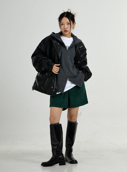 Corduroy Bermuda Pants CO27