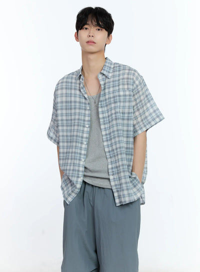 mens-checkered-button-up-shirt-ig501