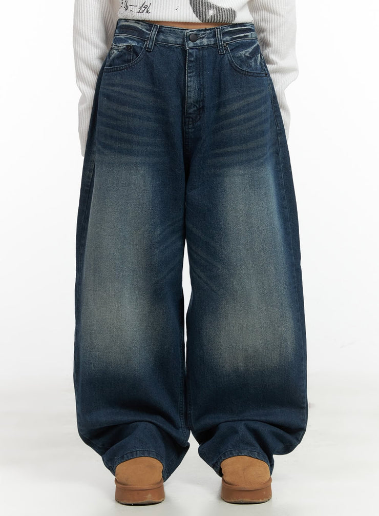 maren-wide-fit-baggy-jeans-co417 / Dark blue