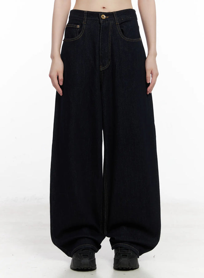 luisa-baggy-jeans-cn510 / Dark blue