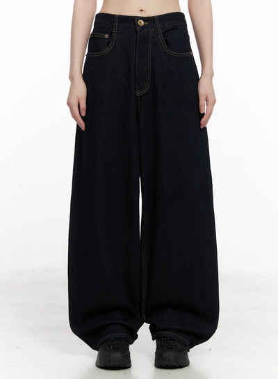 luisa-baggy-jeans-cn510 / Dark blue