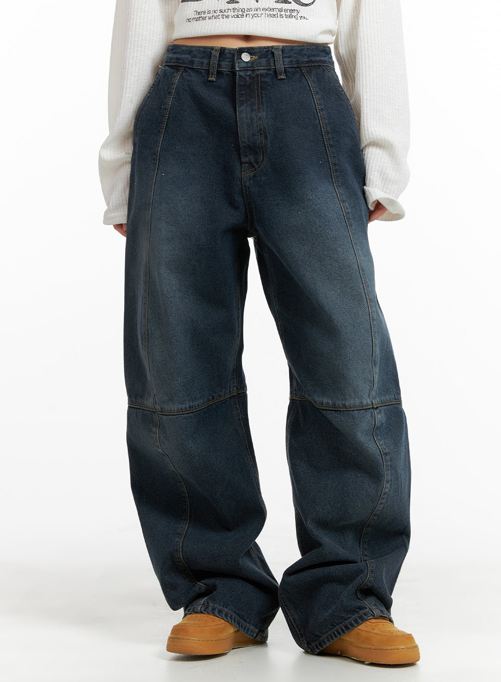 国内未入荷 EMOBROTHER - Brown Washed Baggy Jeans Brown Washed Baggy Jeans – EMOBROTHER