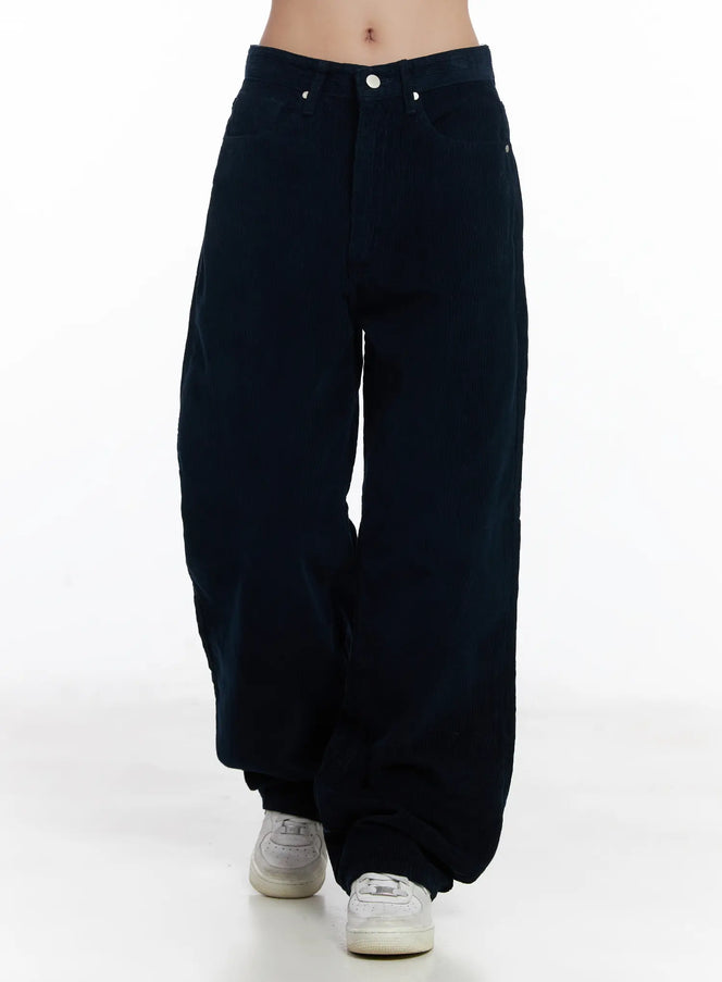 classic-corduroy-pants-cj514 / Dark blue
