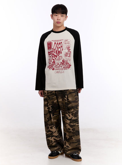 Men's Camo Wide-Fit Pants IM512