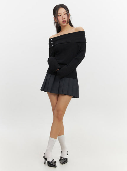 Classic Pleated Mini Skort IF510