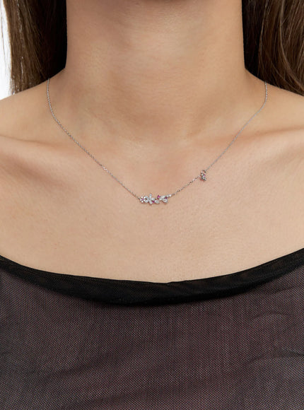 Blooming Ruby Necklace IS517