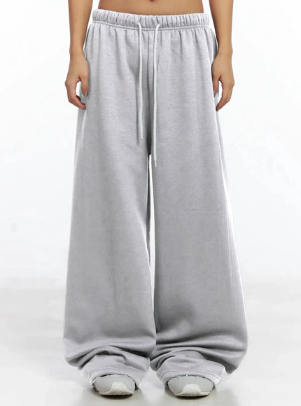 Thermal Wide-Leg Sweatpants IN528