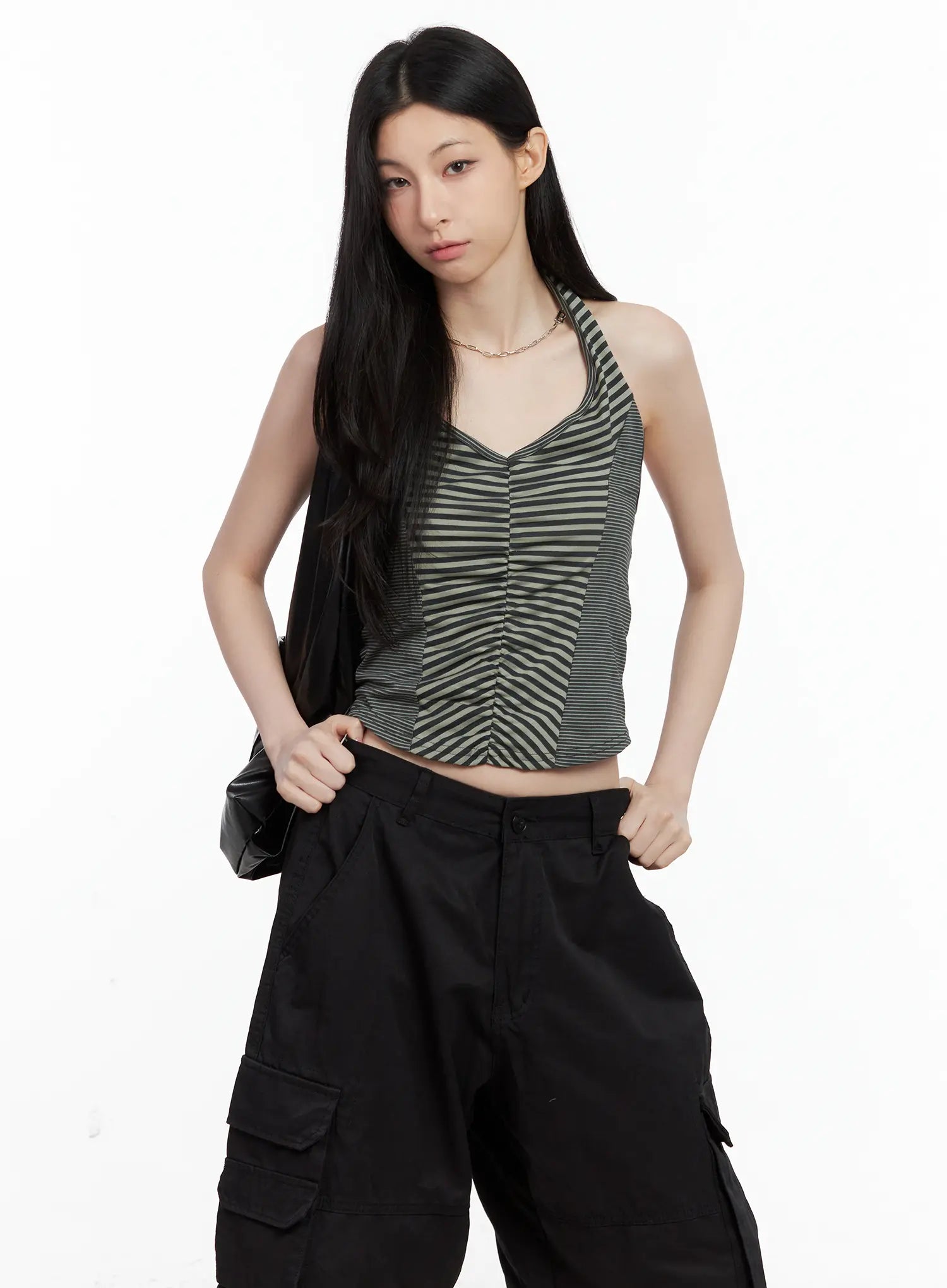 Open Front Top OYOANGLE Women's Twist Front U2026 Curated On