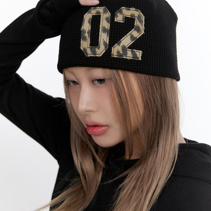 stylish-leopard-print-beanie-cn425 / Leopard