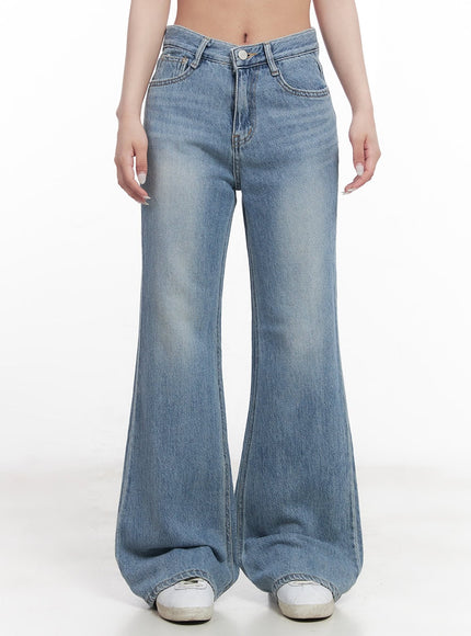 sana-bootcut-jeans-cy527 / Light blue