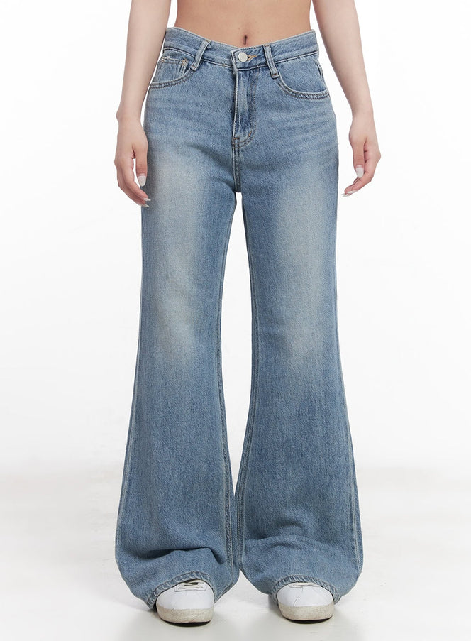 sana-bootcut-jeans-cy527 / Light blue