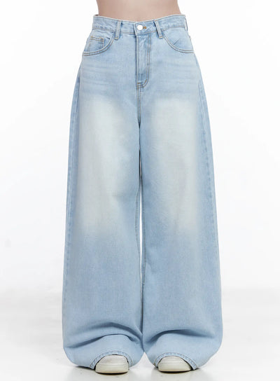 dana-wide-leg-light-wash-jeans-cg521 / Light blue