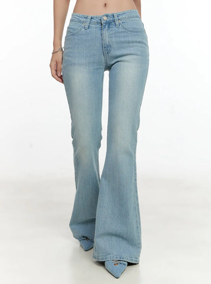 loona-classic-light-blue-flare-jeans-cl531 / Light blue