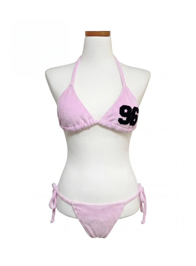 96-boucle-bikini-set-iy514 / Light pink