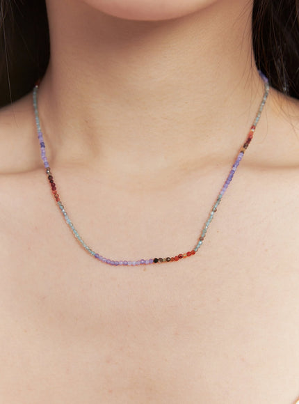 purple-bijeu-necklace-cf520 / Purple