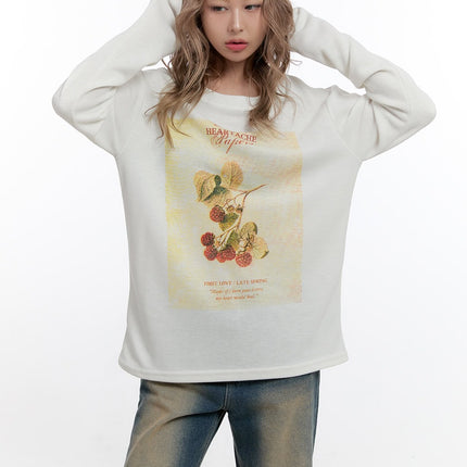 round-neck-loose-fit-tee-cn425 / White