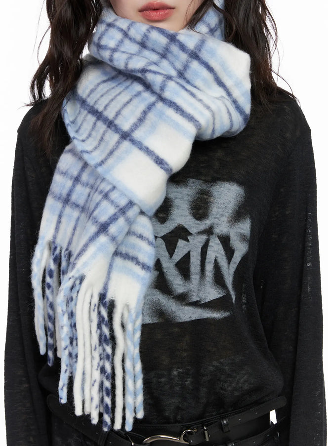 Plaid Scarf IN513