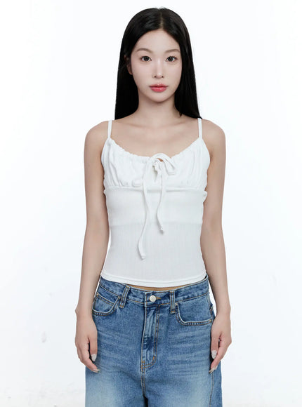 Ribbed Front-Tie Tank CG507