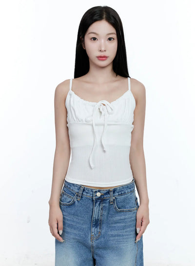 Ribbed Front-Tie Tank CG507