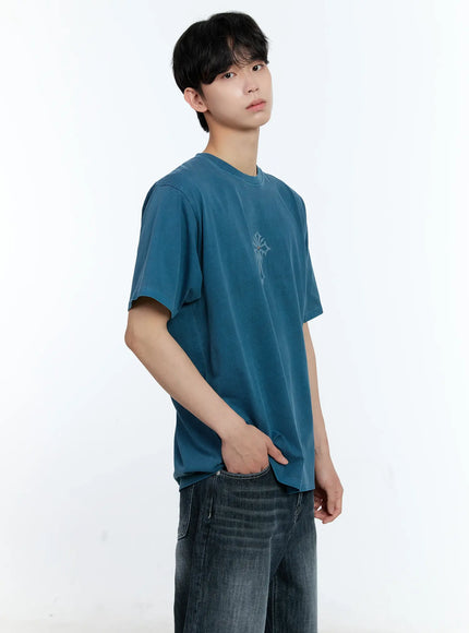mens-vintage-blue-cross-graphic-t-shirt-il529