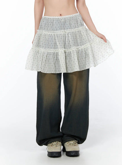 layered-sheer-polka-dot-midi-skirt-cy505