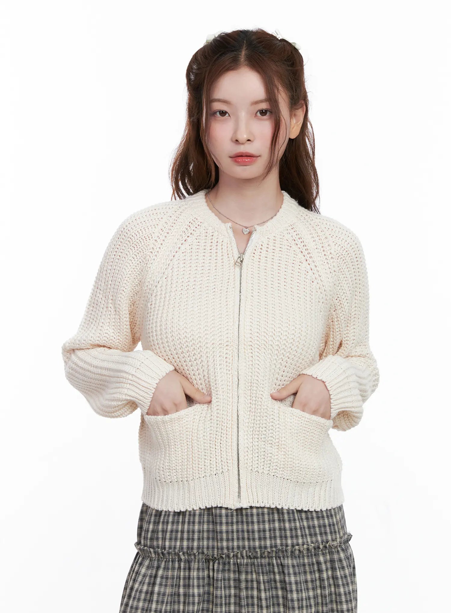 waffle-knit-zip-up-cardigan-cg520