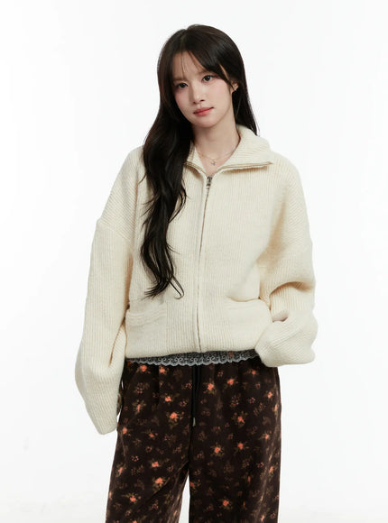 oversized-wool-blend-knit-zip-up-cd514