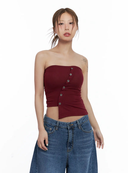 asymmetric-button-tube-top-cl510