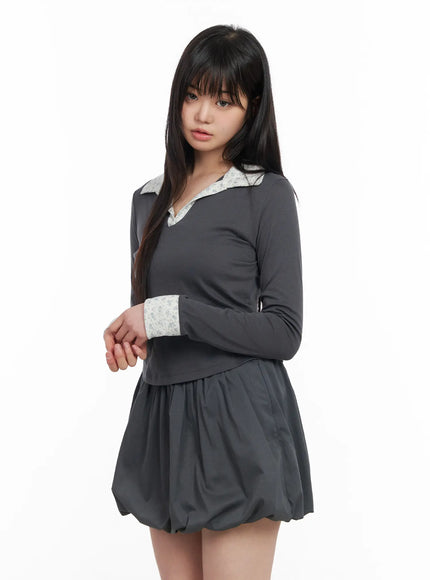 two-tone-collar-floral-long-sleeve-tee-cm513