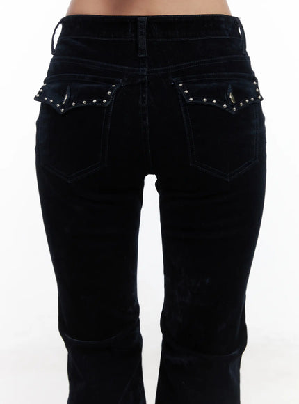 velvet-studded-bootcut-pants-cd529