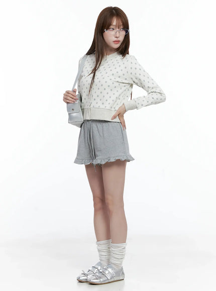 ruffle-hem-sweat-shorts-cs501