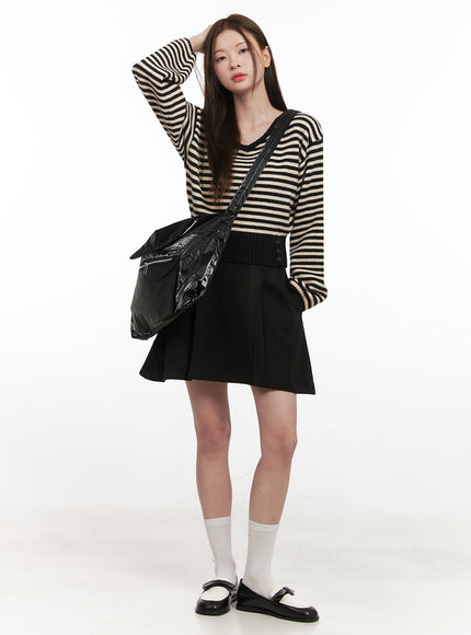 stripe-oversized-v-neck-sweater-if505