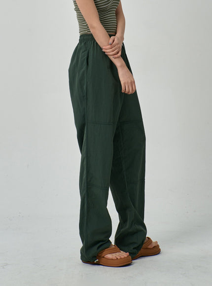 Drawstring Baggy Track Pants IF309