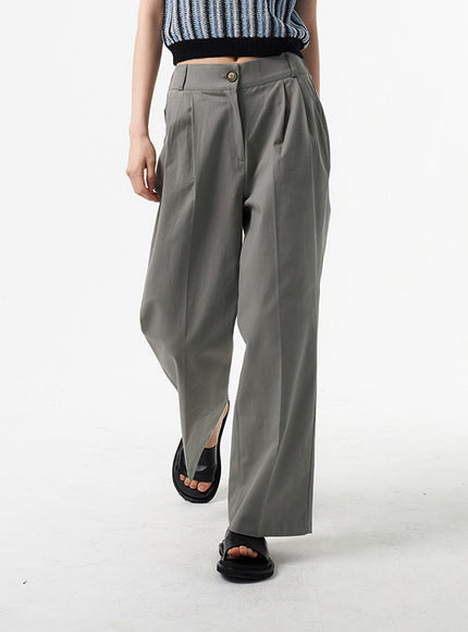 Tailored Cotton Pants IA326