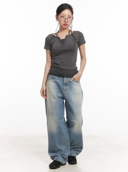 layered-stripe-halter-neck-buttoned-crop-top-ca530