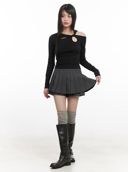 slim-fit-twist-cut-out-long-sleeve-top-cj528