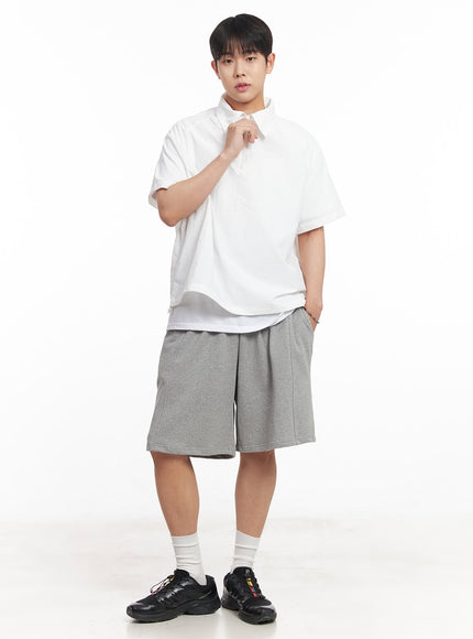 mens-windbreaker-half-zip-top-ia525