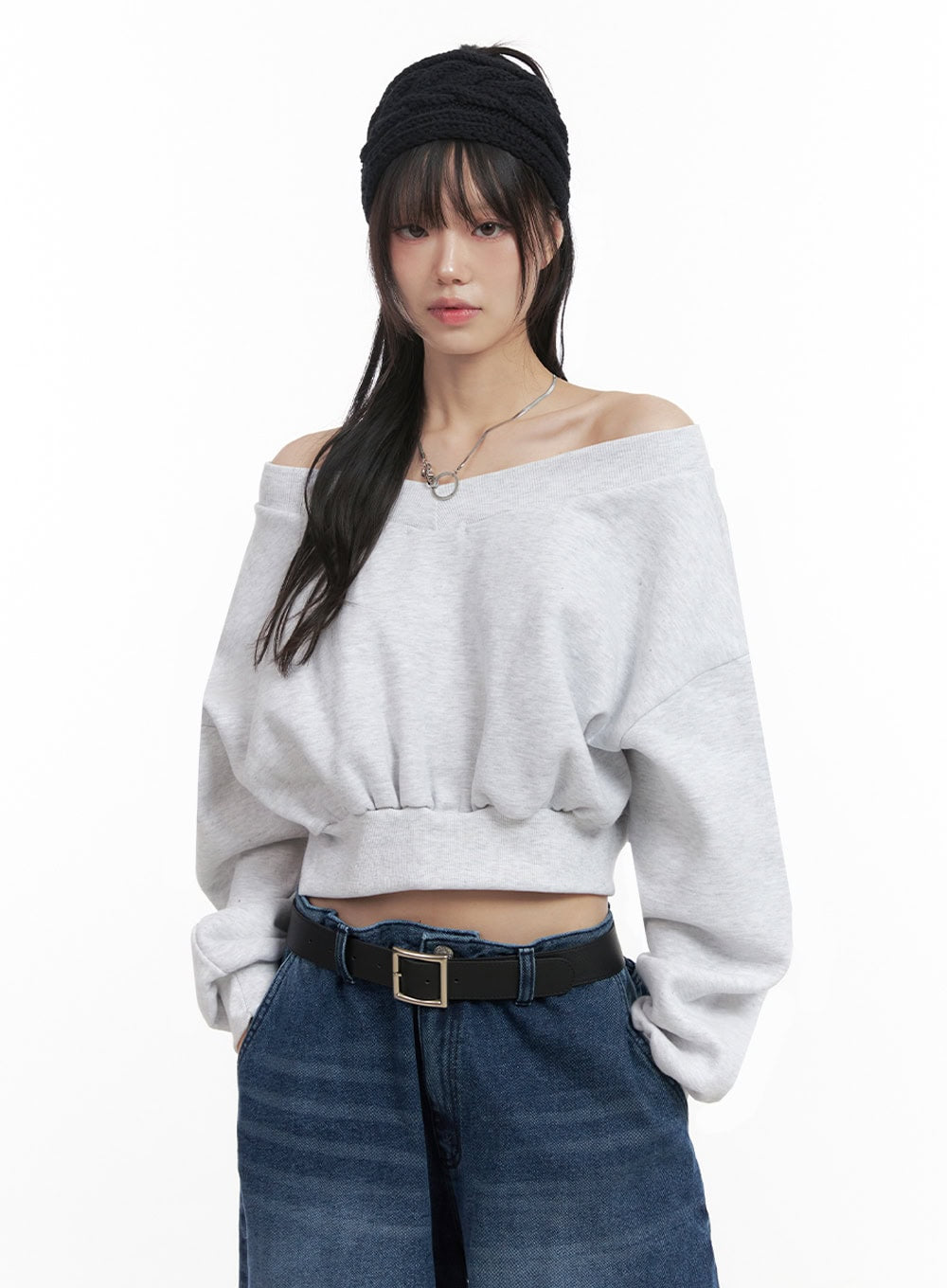 trendy-off-shoulder-cropped-sweatshirt-id402