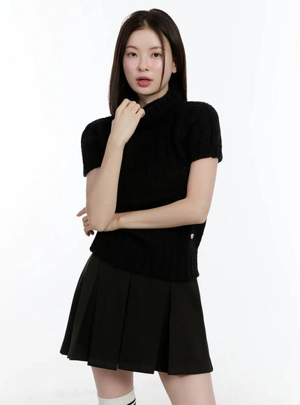 chic-turtleneck-short-sleeve-sweater-id526