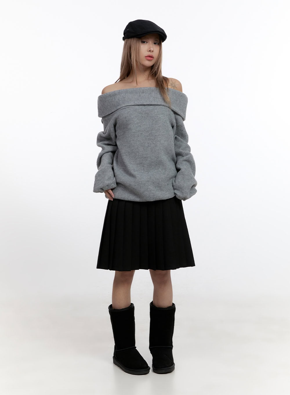 pleated-polyester-midi-skirt-cn425