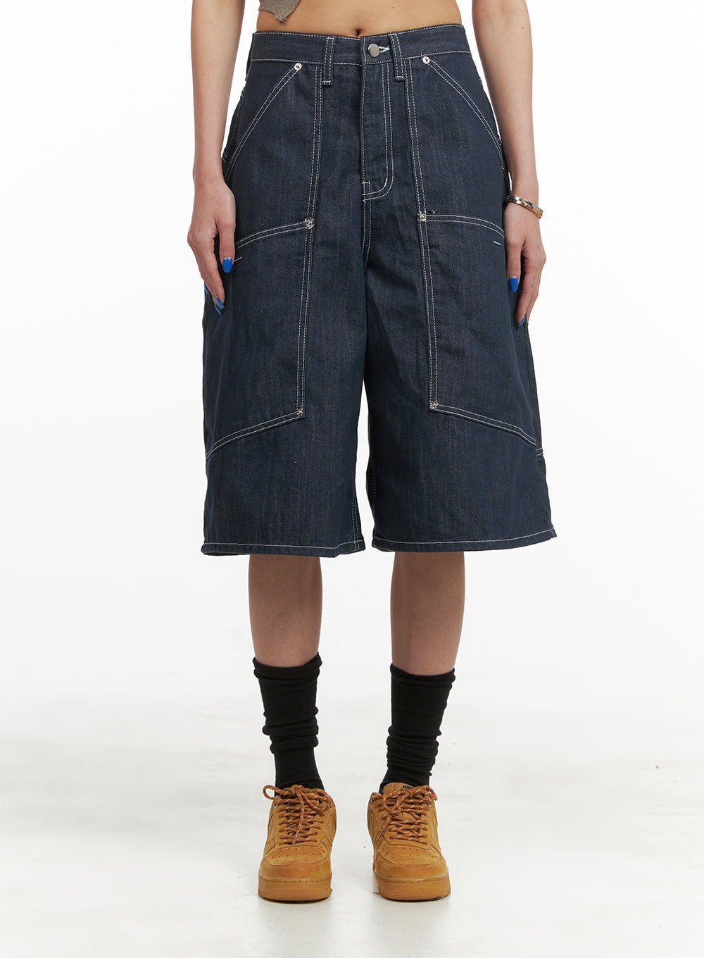 denim-stitch-pocket-wide-leg-jorts-cy424