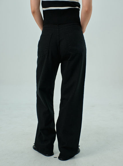 Wide Leg Cotton Pants OY310
